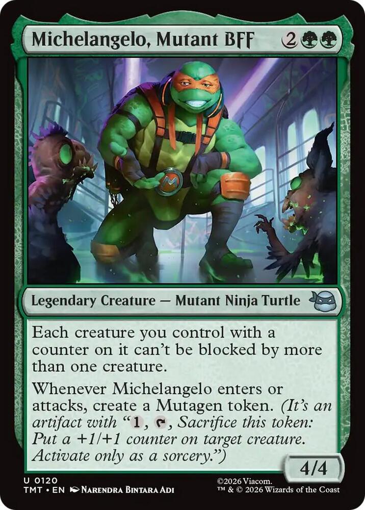 Michelangelo, Mutant BFF [Teenage Mutant Ninja Turtles] 120