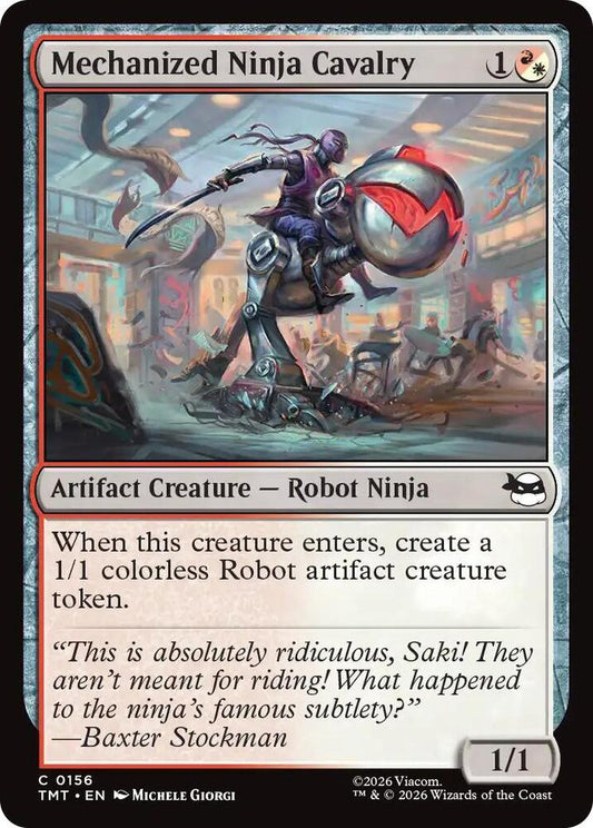 Mechanized Ninja Cavalry [Teenage Mutant Ninja Turtles] 156