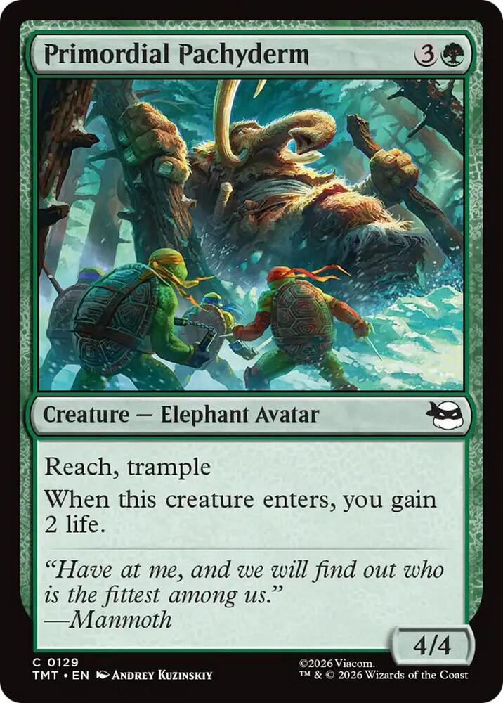 Primordial Pachyderm [Teenage Mutant Ninja Turtles] 129