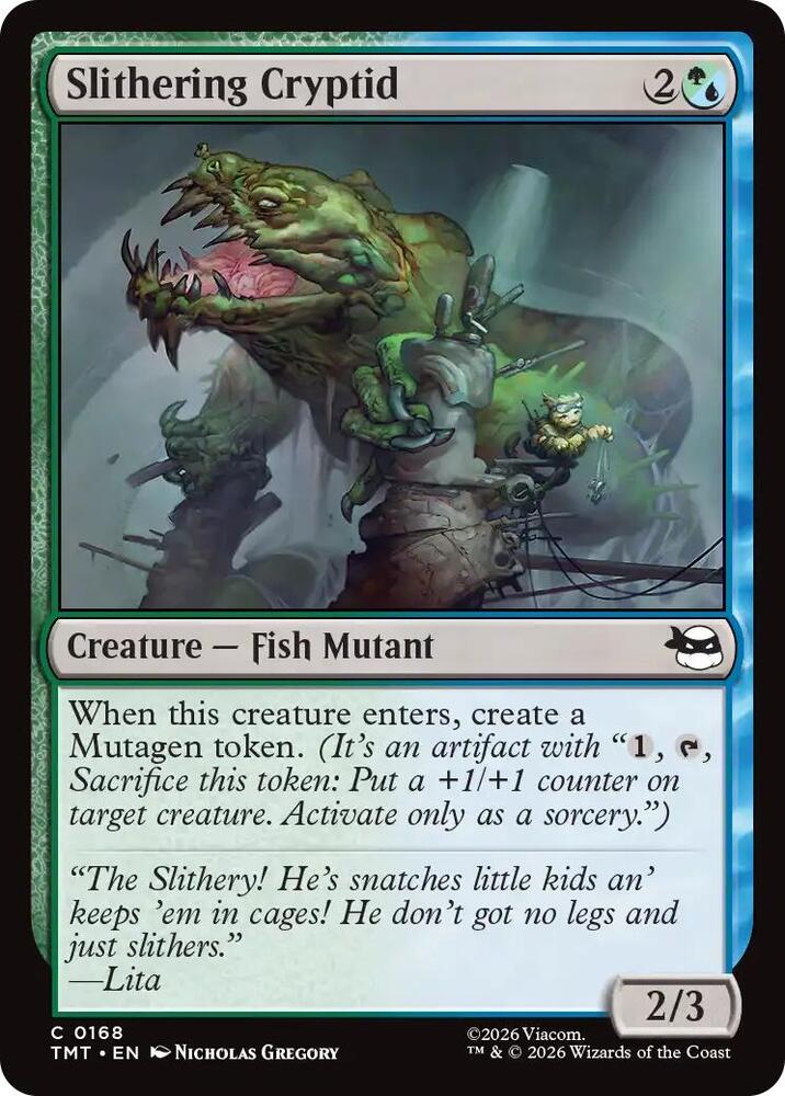 Slithering Cryptid [Teenage Mutant Ninja Turtles] 168