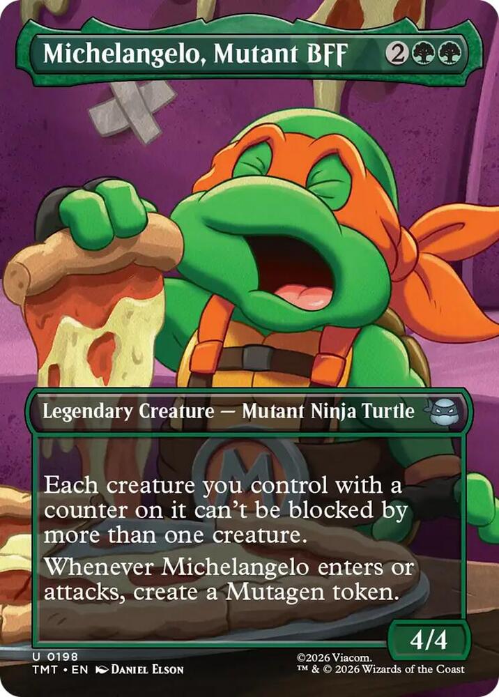 Michelangelo, Mutant BFF (Borderless) [Teenage Mutant Ninja Turtles] 198