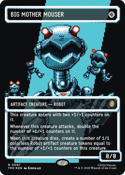 Big Mother Mouser (Borderless) (Surge Foil) [Commander: Teenage Mutant Ninja Turtles] 97