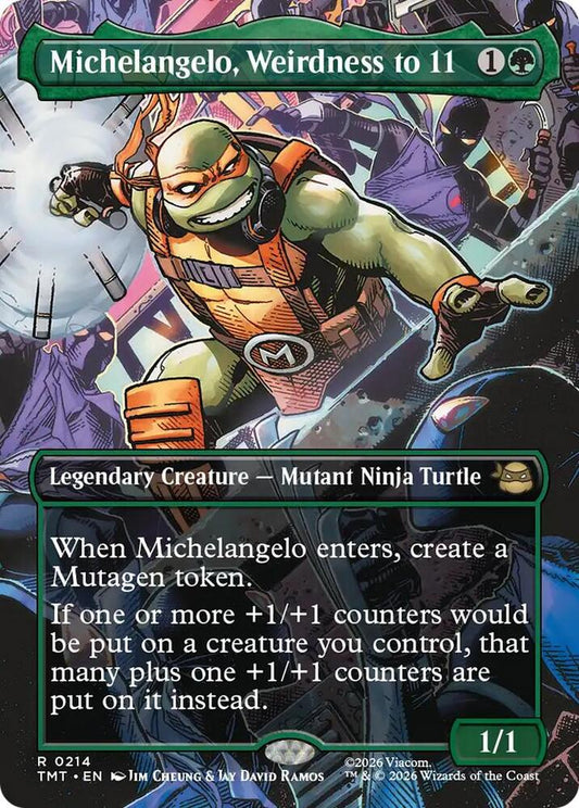 Michelangelo, Weirdness to 11 (Borderless) [Teenage Mutant Ninja Turtles] 214