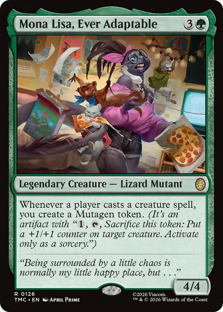 Mona Lisa, Ever Adaptable [Commander: Teenage Mutant Ninja Turtles] 126