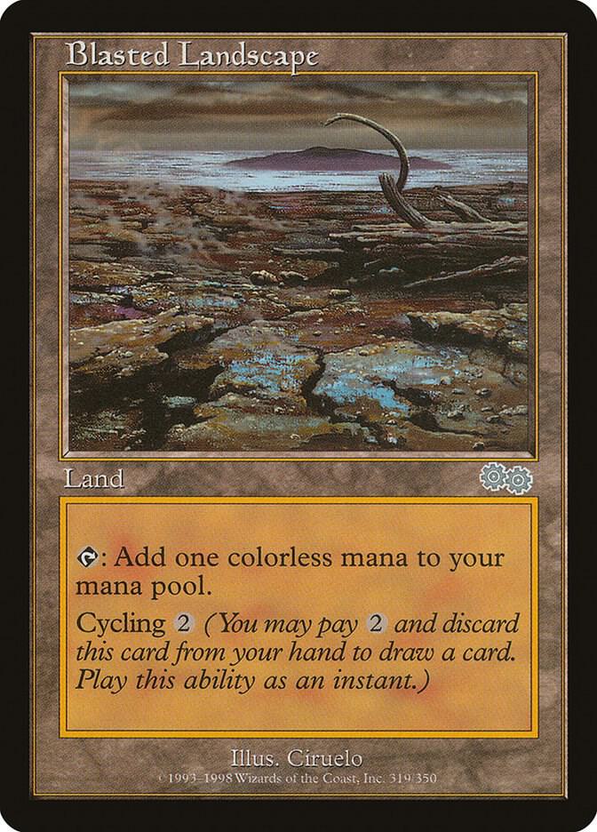 Blasted Landscape [Urza's Saga] 319