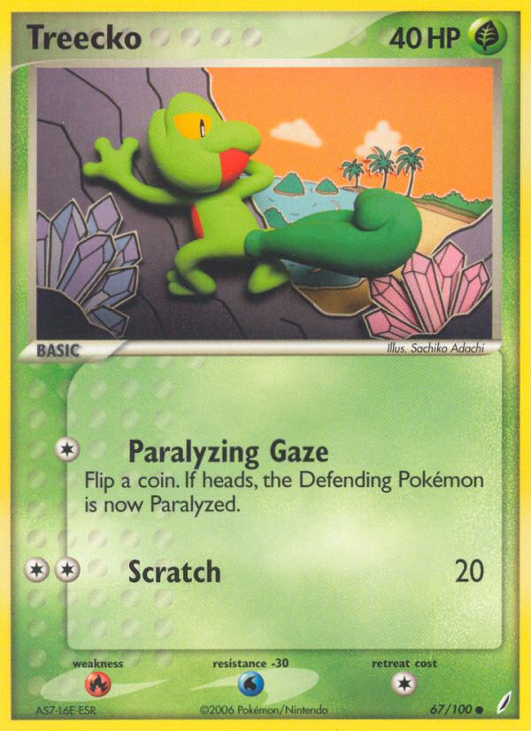 Treecko - 67/100 Crystal Guardians