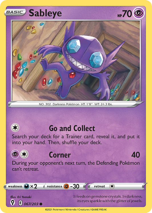 Sableye - 67/203 Evolving Skies