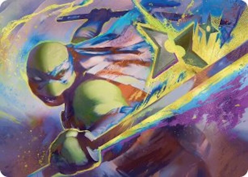 Leonardo's Technique Art Card [Art Series: Teenage Mutant Ninja Turtles] 2