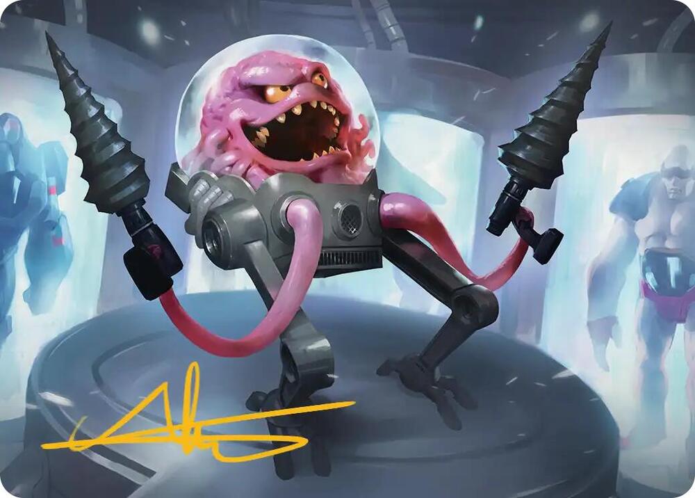 Krang, Master Mind Art Card (4/54) (Gold-Stamped Signature) [Art Series: Teenage Mutant Ninja Turtles] 4