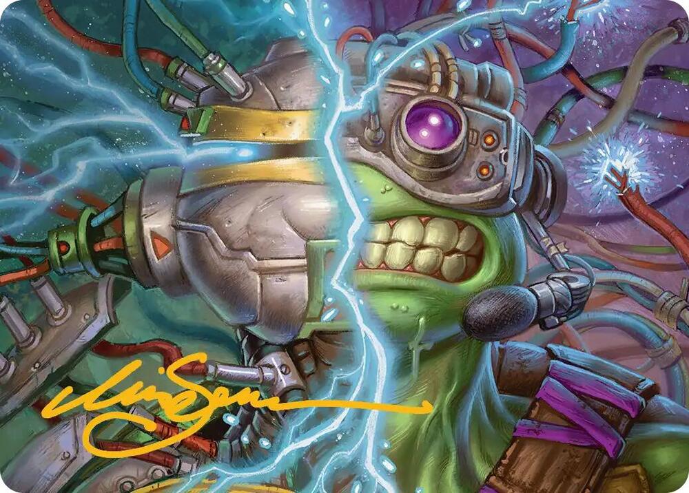 Mind Transfer Protocol Art Card (Gold-Stamped Signature) [Art Series: Teenage Mutant Ninja Turtles] 5