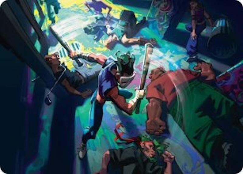 Pain 101 Art Card [Art Series: Teenage Mutant Ninja Turtles] 6