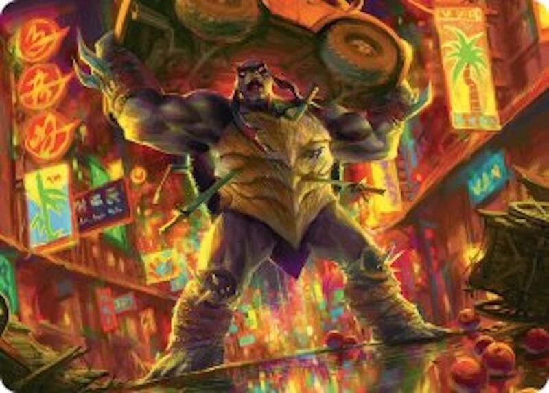 Slash, Reptile Rampager Art Card [Art Series: Teenage Mutant Ninja Turtles] 10