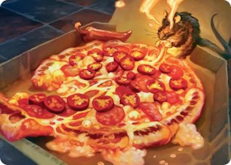 Spicy Oatmeal Pizza Art Card [Art Series: Teenage Mutant Ninja Turtles] 11
