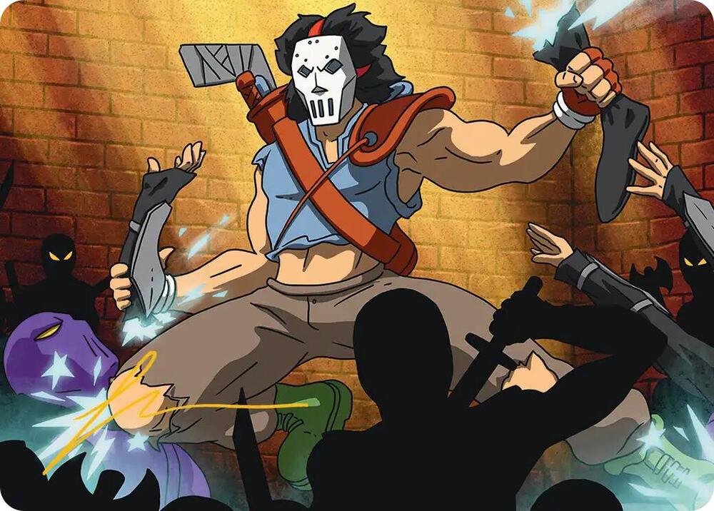 Casey Jones, Vigilante Art Card (Gold-Stamped Signature) [Art Series: Teenage Mutant Ninja Turtles] 28