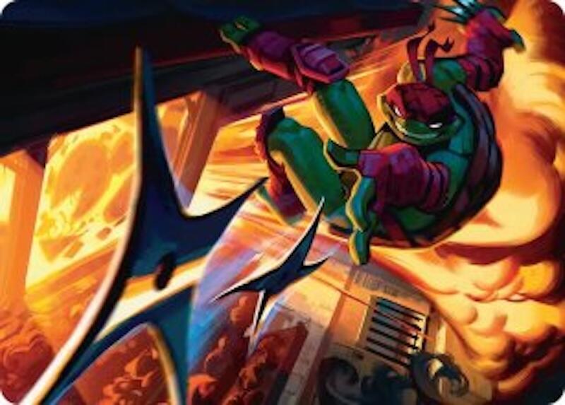 Storm of Steel Art Card [Art Series: Teenage Mutant Ninja Turtles] 48