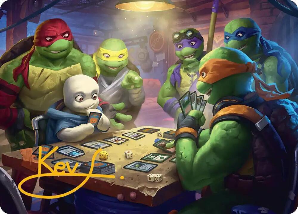 Lessons from Life Art Card (Gold-Stamped Signature) [Art Series: Teenage Mutant Ninja Turtles] 14