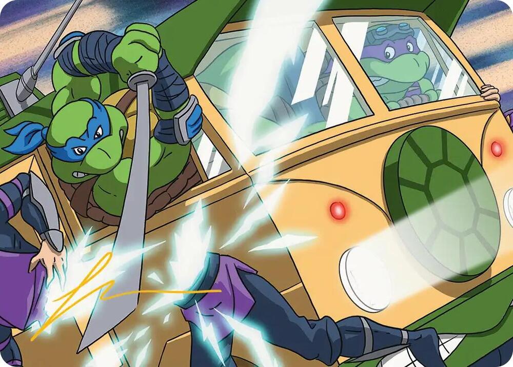 Don & Leo, Problem Solvers Art Card (Gold-Stamped Signature) [Art Series: Teenage Mutant Ninja Turtles] 30