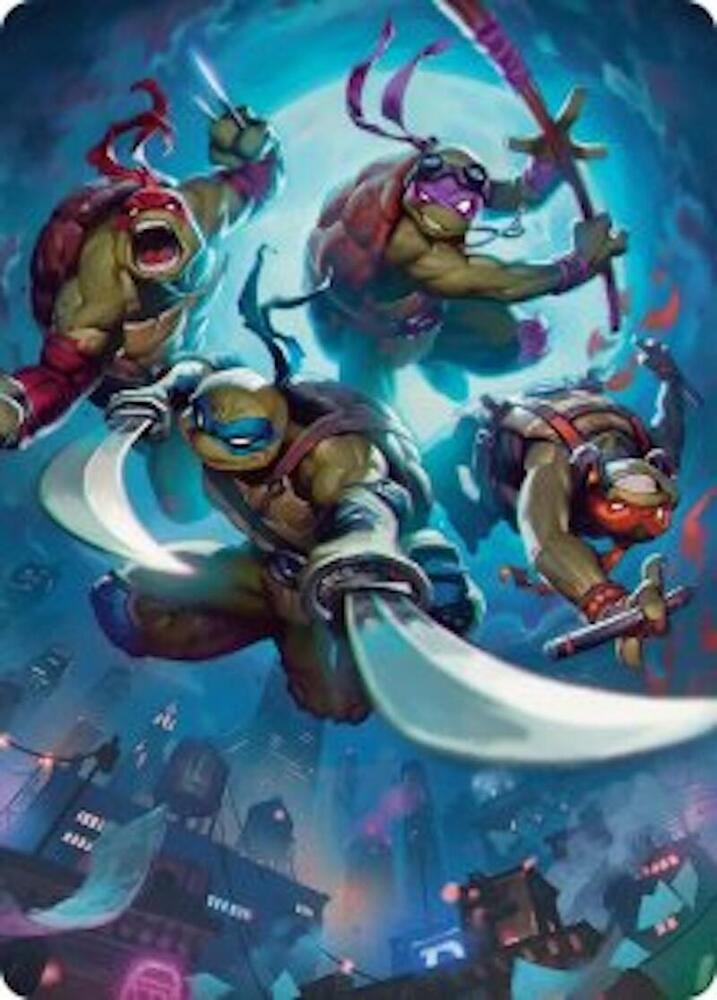 Heroes in a Half Shell Art Card [Art Series: Teenage Mutant Ninja Turtles] 41