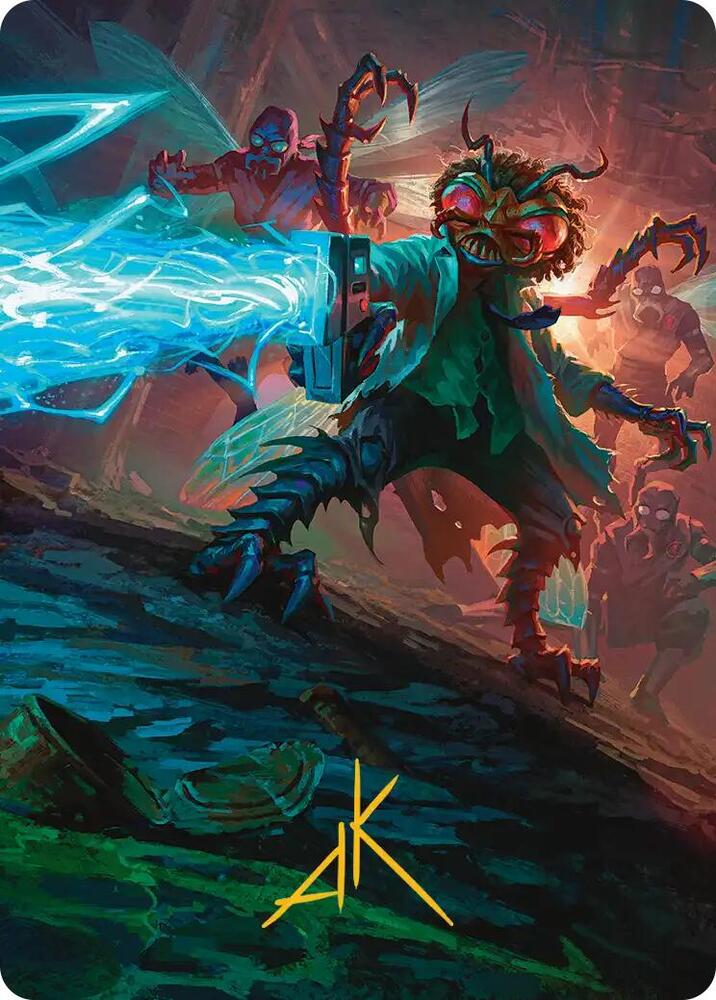Baxter, Exzzperimental Zzientist Art Card (Gold-Stamped Signature) [Art Series: Teenage Mutant Ninja Turtles] 51