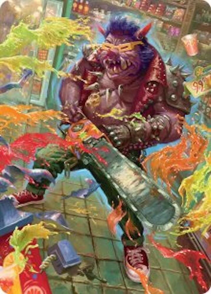 Bebop, Porcine Punk Art Card [Art Series: Teenage Mutant Ninja Turtles] 52