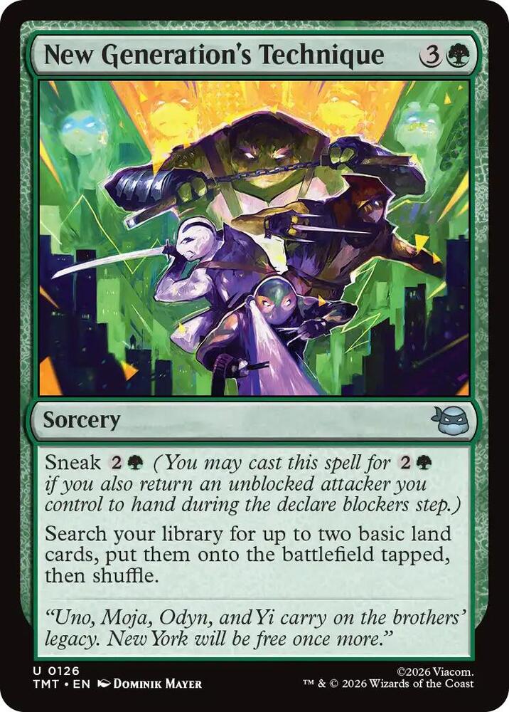 New Generation's Technique [Teenage Mutant Ninja Turtles] 126