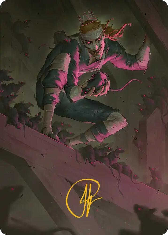 Rat King, the Chaosbringer Art Card (Gold-Stamped Signature) [Art Series: Teenage Mutant Ninja Turtles] 53