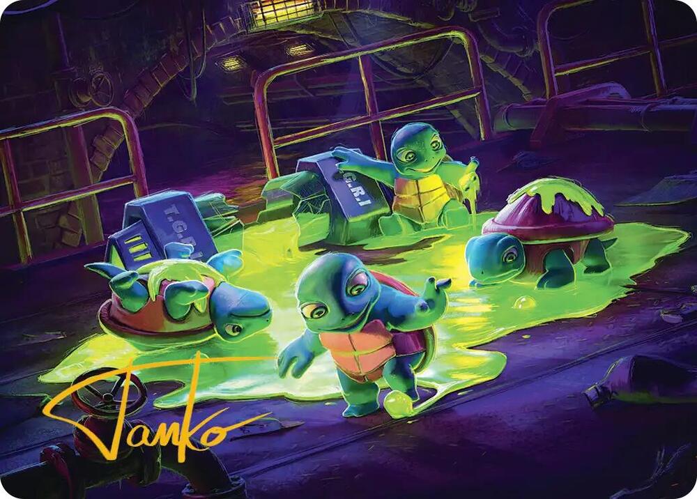 The Ooze Art Card (Gold-Stamped Signature) [Art Series: Teenage Mutant Ninja Turtles] 18