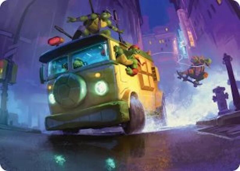 Turtle Van Art Card [Art Series: Teenage Mutant Ninja Turtles] 19