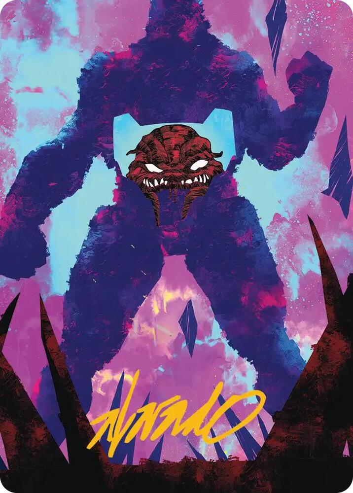 Krang, Utrom Warlord Art Card (Gold-Stamped Signature) [Art Series: Teenage Mutant Ninja Turtles] 21