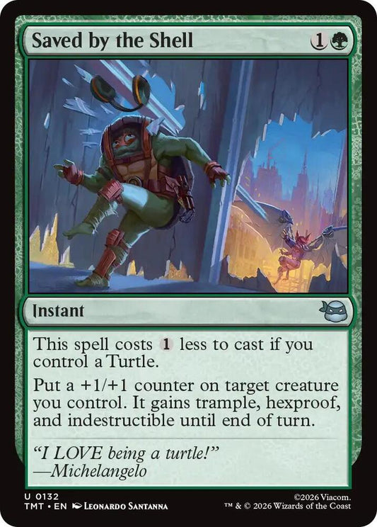 Saved by the Shell [Teenage Mutant Ninja Turtles] 132