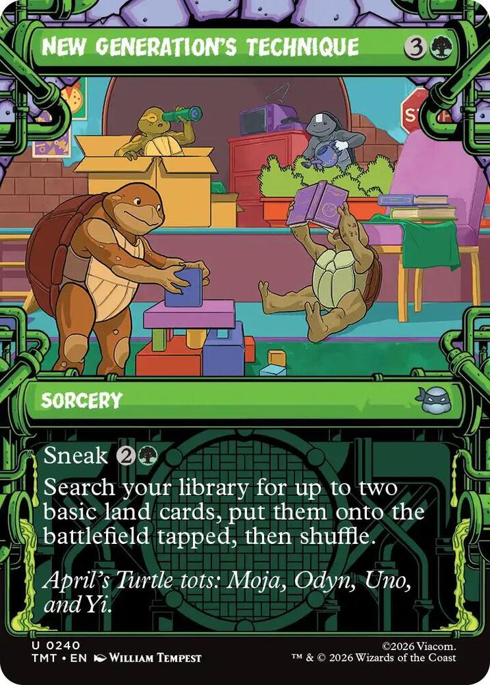 New Generation's Technique (Showcase) [Teenage Mutant Ninja Turtles] 240