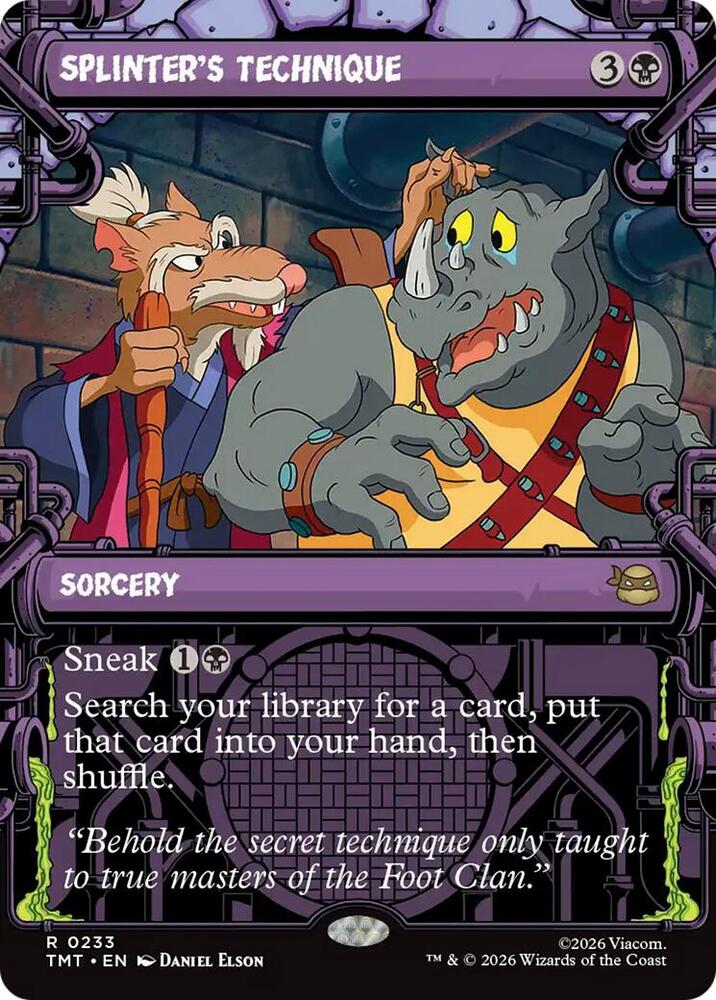 Splinter's Technique (Showcase) [Teenage Mutant Ninja Turtles] 233