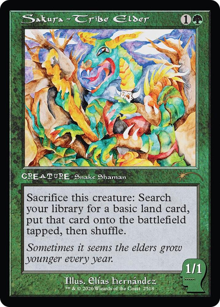 Sakura-Tribe Elder (2518) [Secret Lair Drop Series] 2518