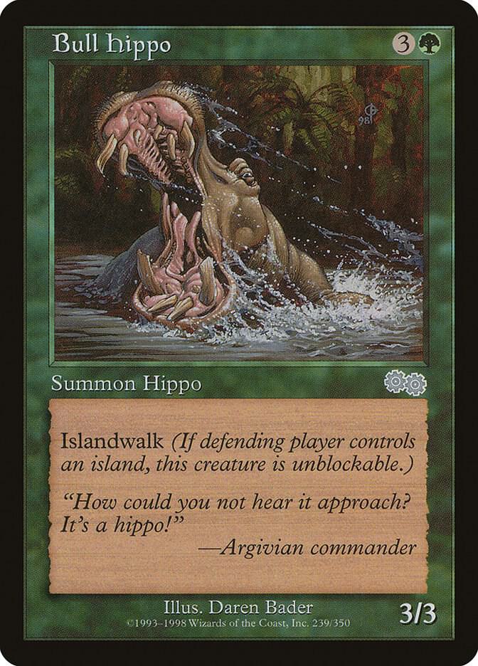 Bull Hippo [Urza's Saga] 239