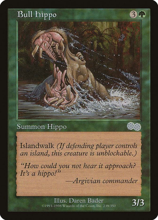 Bull Hippo [Urza's Saga] 239