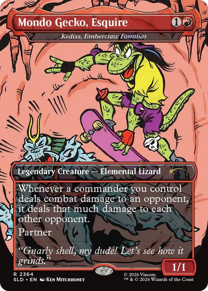 Mondo Gecko, Esquire - Kediss, Emberclaw Familiar [Secret Lair Drop Series] 2364