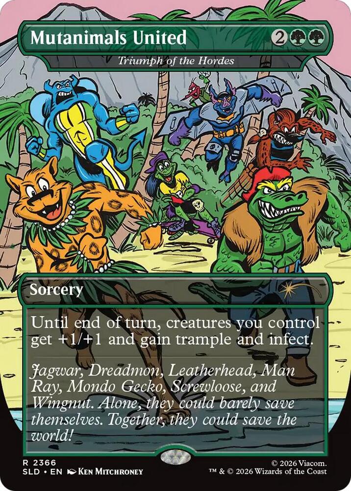 Mutanimals United - Triumph of the Hordes [Secret Lair Drop Series] 2366
