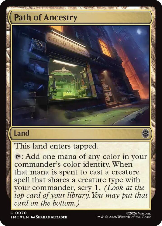 Path of Ancestry (Surge Foil) [Commander: Teenage Mutant Ninja Turtles] 70