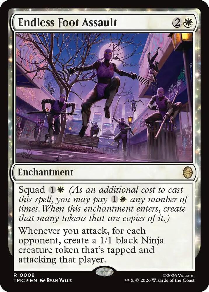 Endless Foot Assault (Surge Foil) [Commander: Teenage Mutant Ninja Turtles] 8