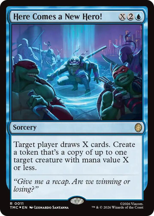 Here Comes a New Hero! (Surge Foil) [Commander: Teenage Mutant Ninja Turtles] 11