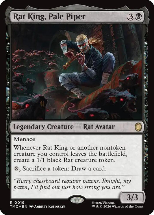 Rat King, Pale Piper (Surge Foil) [Commander: Teenage Mutant Ninja Turtles] 19