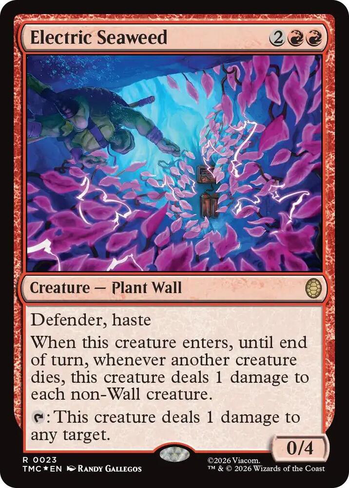 Electric Seaweed (Surge Foil) [Commander: Teenage Mutant Ninja Turtles] 23
