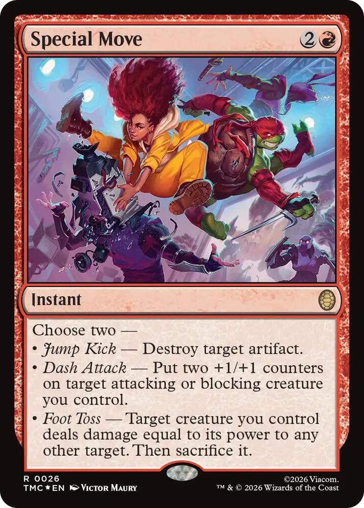 Special Move (Surge Foil) [Commander: Teenage Mutant Ninja Turtles] 26