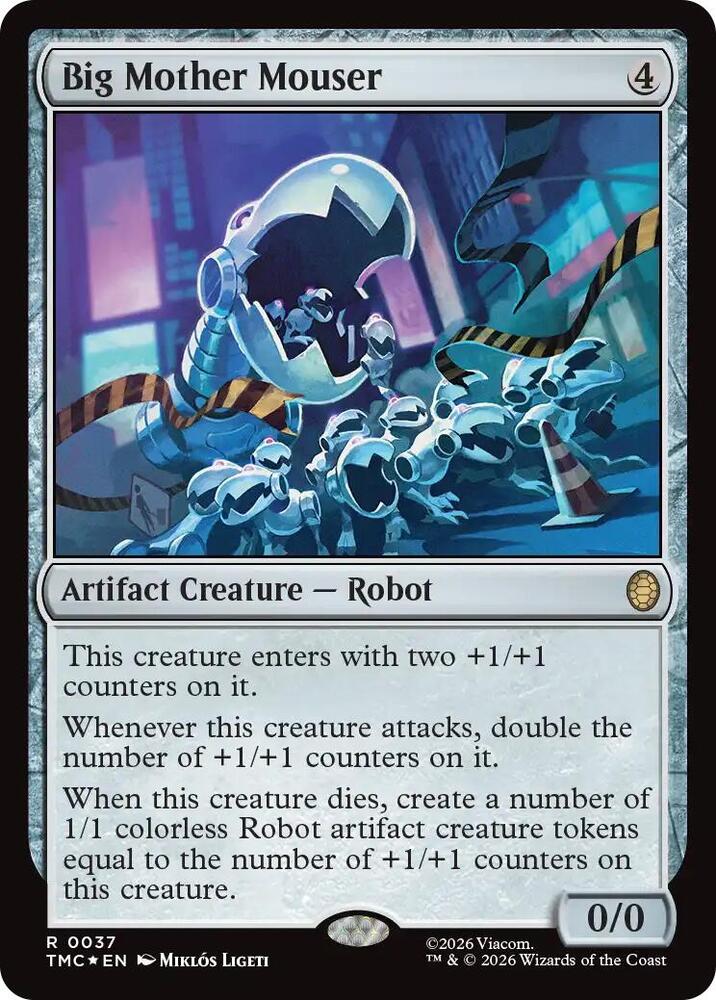 Big Mother Mouser (Surge Foil) [Commander: Teenage Mutant Ninja Turtles] 37