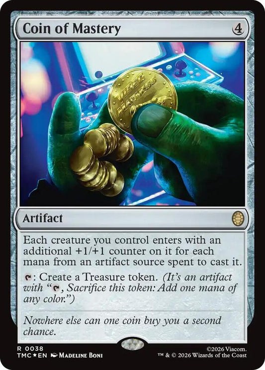 Coin of Mastery (Surge Foil) [Commander: Teenage Mutant Ninja Turtles] 38