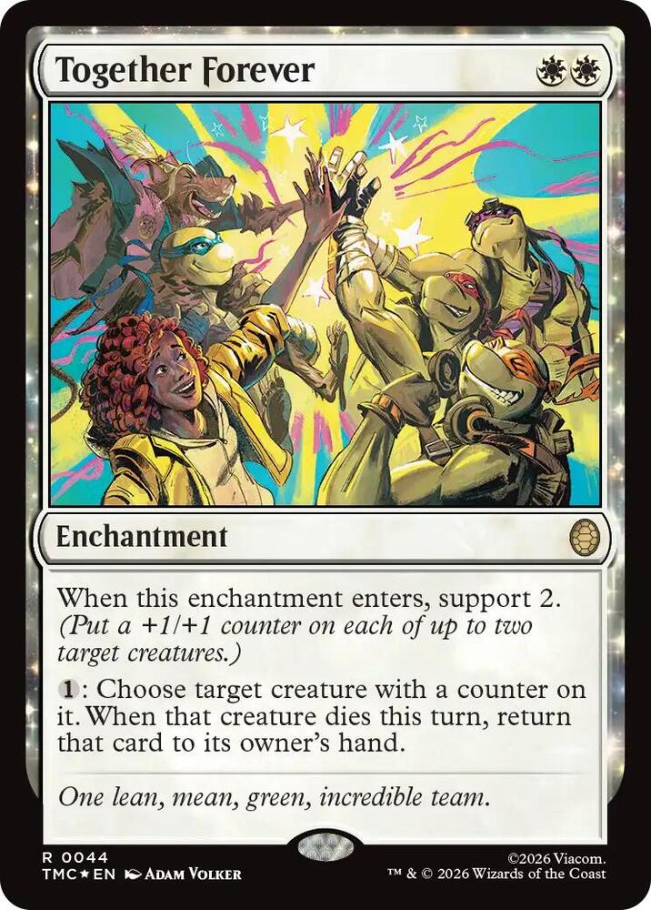 Together Forever (Surge Foil) [Commander: Teenage Mutant Ninja Turtles] 44