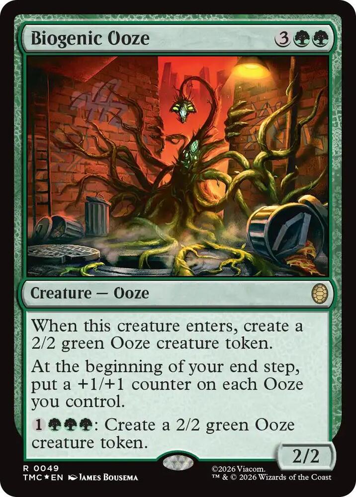 Biogenic Ooze (Surge Foil) [Commander: Teenage Mutant Ninja Turtles] 49