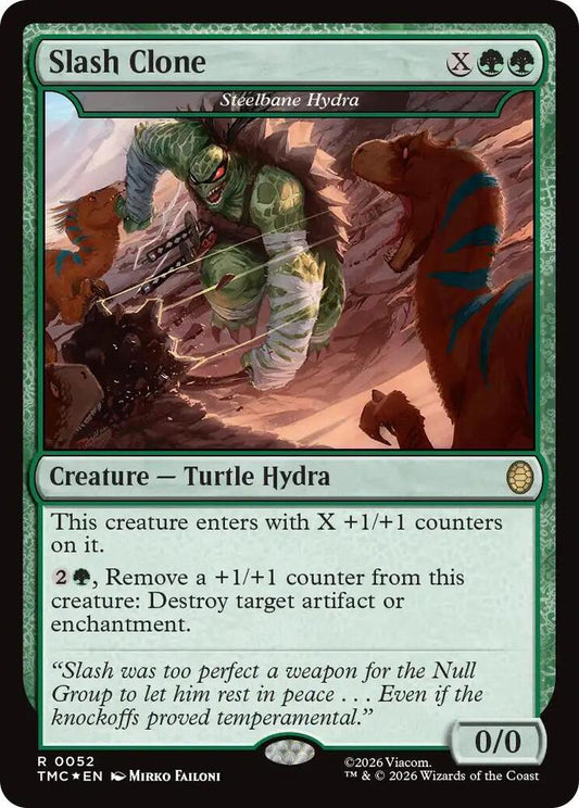 Slash Clone - Steelbane Hydra (Surge Foil) [Commander: Teenage Mutant Ninja Turtles] 52