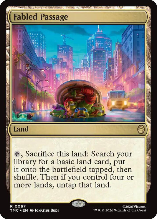 Fabled Passage (Surge Foil) [Commander: Teenage Mutant Ninja Turtles] 67
