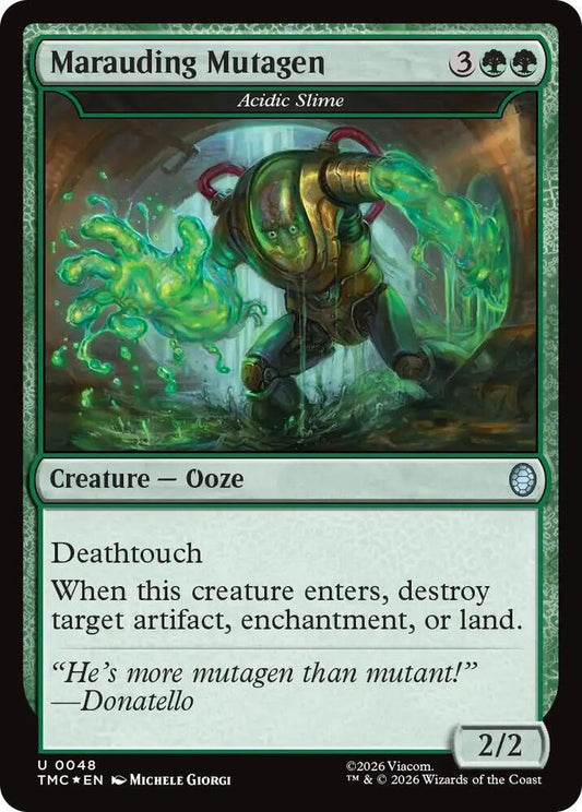 Marauding Mutagen - Acidic Slime (Surge Foil) [Commander: Teenage Mutant Ninja Turtles] 48